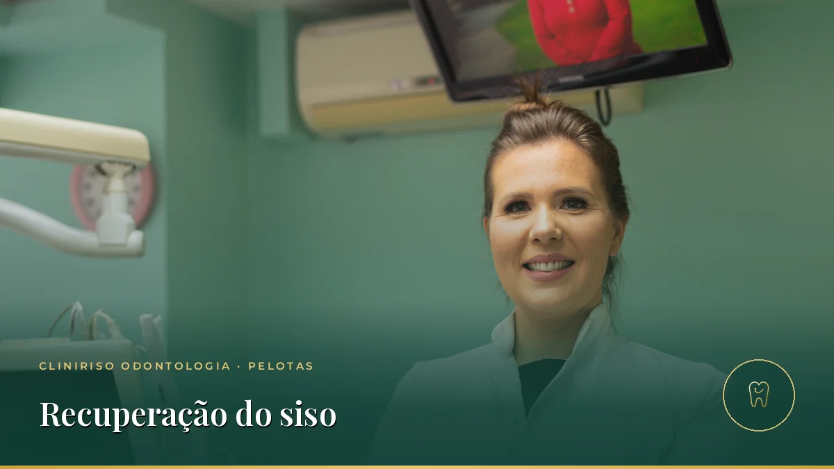 Recuperação da extração de siso: cuidados no pós-operatório — Cliniriso, Pelotas